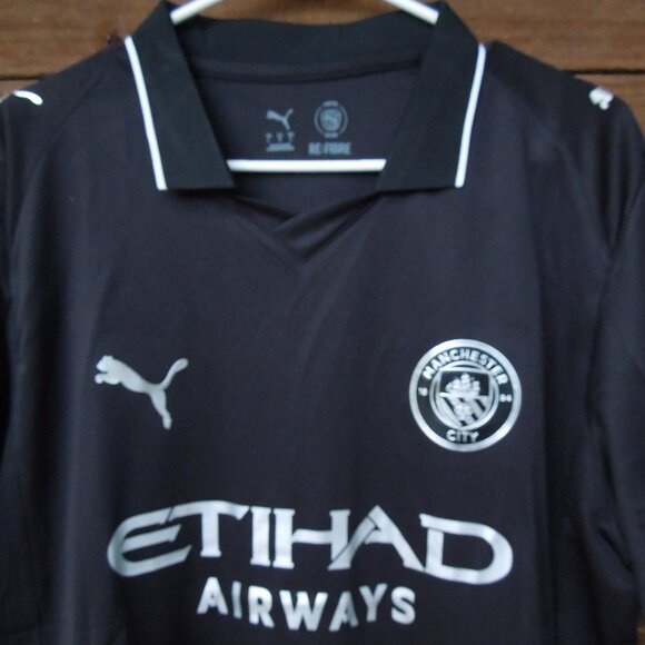 Manchester City soccer jersey, black, Puma, large, 25/26 - Picture 4 of 8